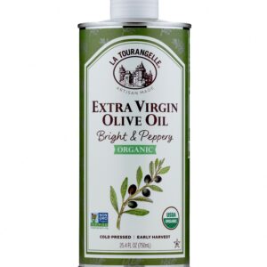 La Tourangelle Organic Extra Virgin Olive Oil, Cold-Pressed Gourmet Cooking Oil (25.4 fl oz) hnpeb